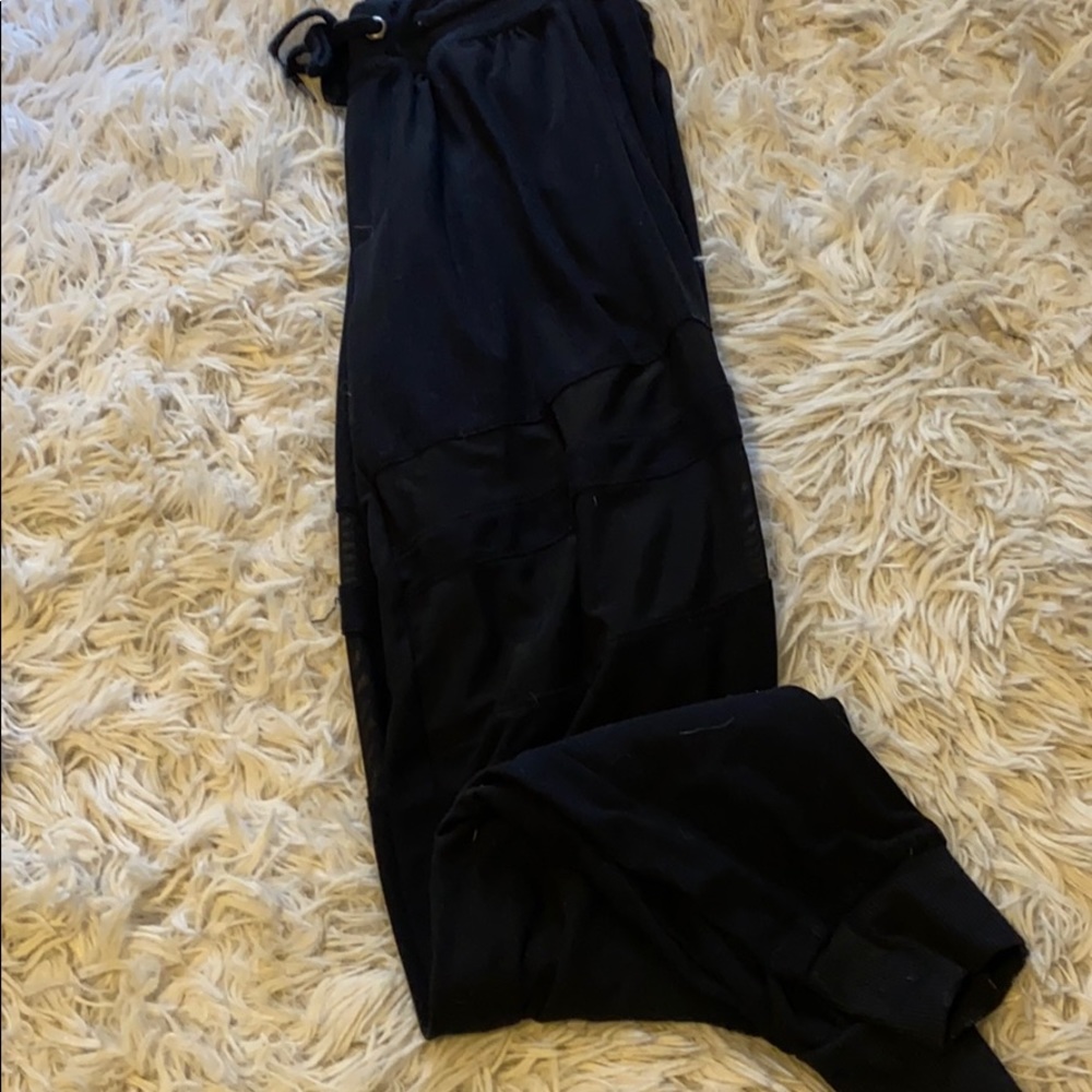 Black joggers